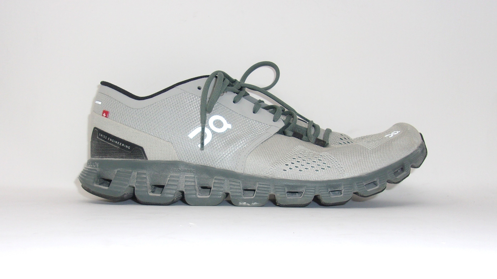 ON Running Men's Cloud X Running Shoes, Glacier/Olive… Gem