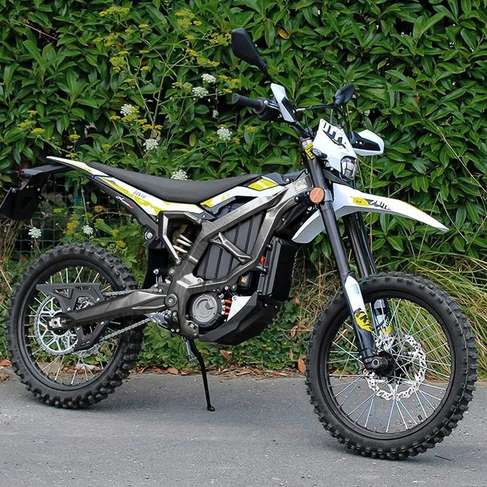 For Sur Ron Ultra Bee 2023+ Carbon Fiber Frame Fairing Body Guard Graphics Kit - Image 3 of 4