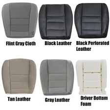 For 2002-2007 Ford F250 F350 Lariat Driver Passenger Bottom Leather Seat Cover