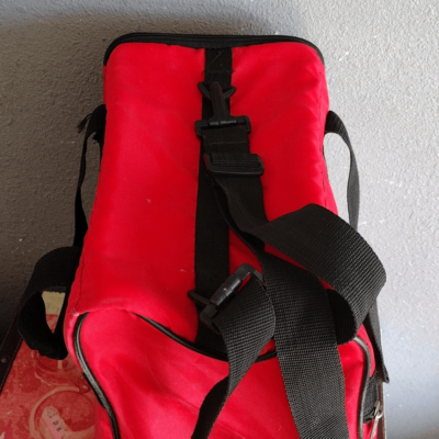 Sac fourre-tout vintage Wilson Club ROUGE/NOIR rembourré tennis gym