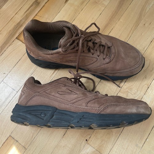 Size 11.5 - Brooks Addiction Walker Brown Athletic Tennis Shoes Men’s - 第 1/12 張圖片