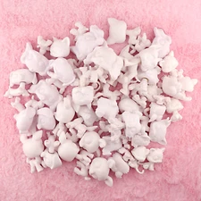 Custom lps Toy White Bases, Random 12pcs lps White Molds Design by Yourself Rare