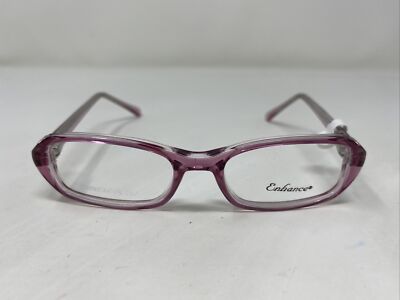 Enhance 3820 VIO 44-17-130 Violet Plastic Full Rim Eyeglasses Frame LC11