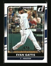 2016 Donruss Career Stat Line Evan Gattis /476 #150 Houston Astros Baseball Card