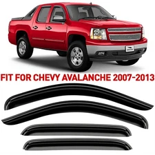 Rain Guards Vent Visors Shade for 2007-2013 Chevrolet (Chevy) Avalanche