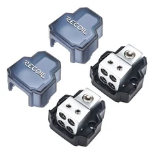Recoil SDB14P Mini Power Distribution Block for Car Audio Amplifier Splitter