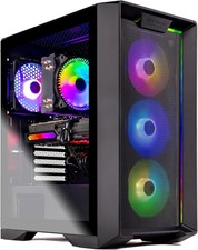 Custom Build ARGB Desktop Ryzen 5 GAMING PC 32GB RAM 1TB SSD RTX 4060 Win11