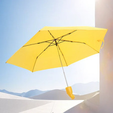 Creative Banana Mini Folding Windproof Fruit Umbrella for Men Women