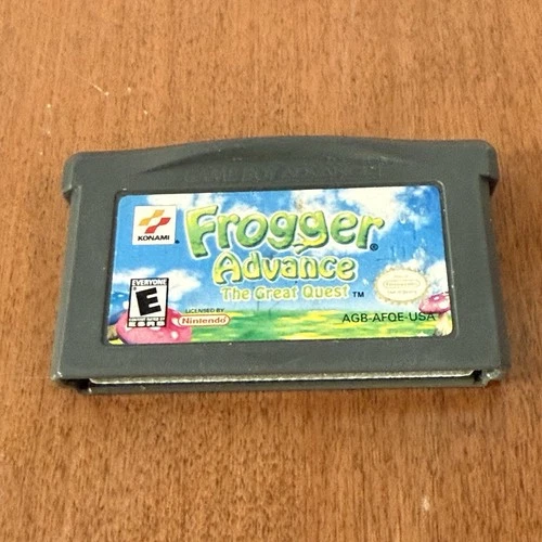 Frogger The Great Quest Nintendo Gameboy Advance GBA Authentic E-Everyone