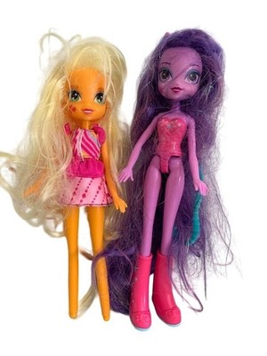 My Little Pony Equestria Girls Applejack & Twilight Sparkle Dolls 9  Tall Fun