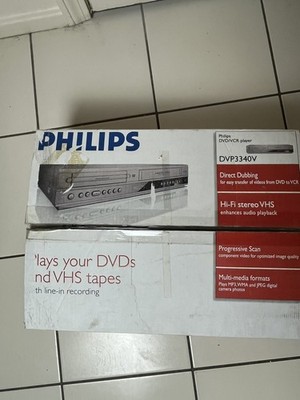  Philips DVP3340V DVD Player/VCR New In Box
