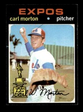 1971 Topps #515 Carl Morton   NM/NM+ X3700551