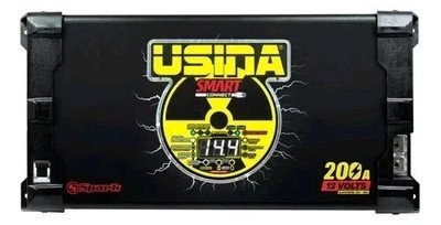 FONTE AUTOMOTIVA DIGITAL SPARK - USINA SMART 200A BIVOLT COM MEDIDOR DE BATERIA.