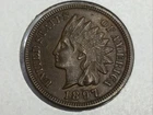 1897 Indian Cent in almost uncirculated