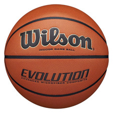 Wilson Evolution Basketball 29.5″ Official Indoor Game Ball (Black, Composite Le