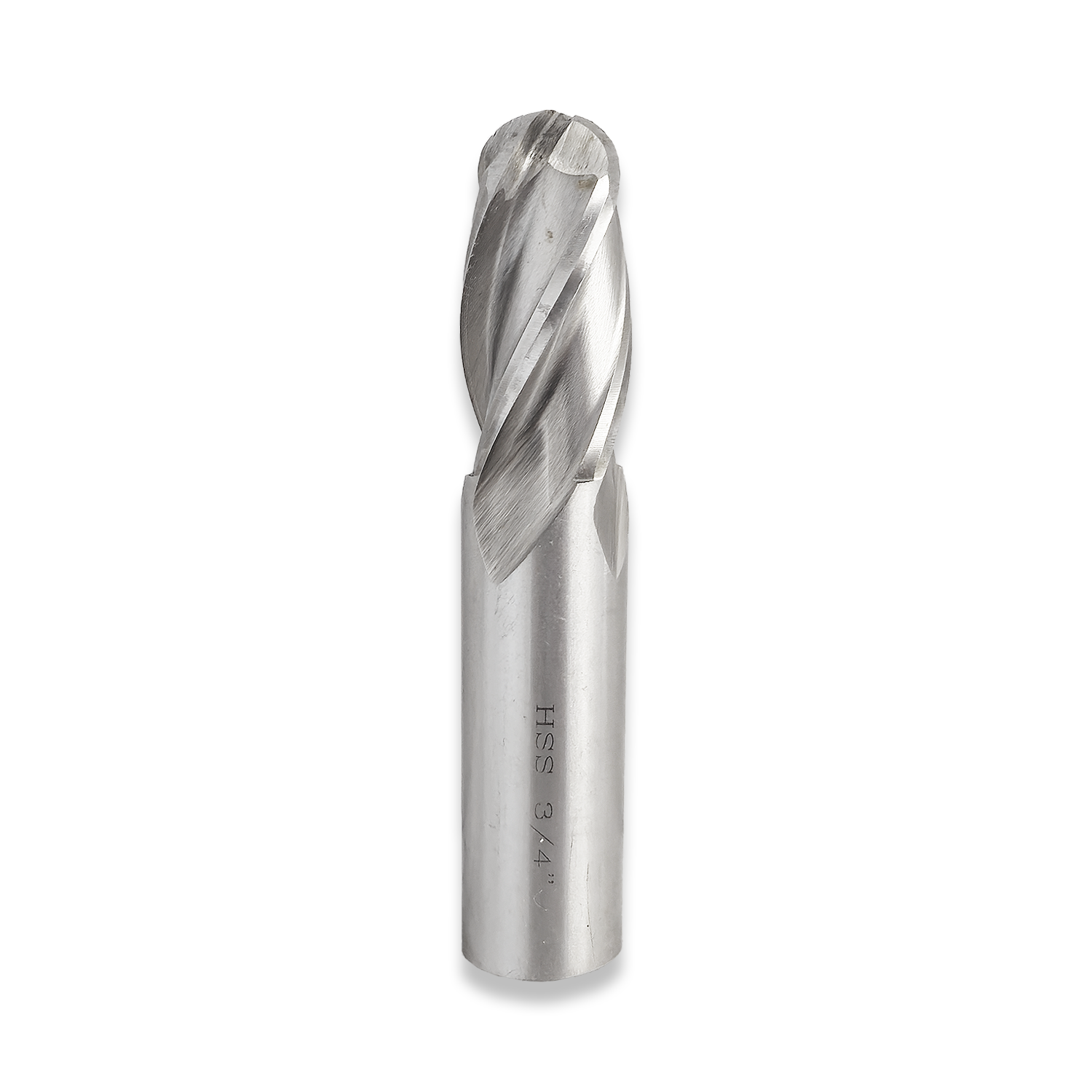 3/4"" BALL NOSE END MILL 4 FLUTE STRAIGHT SHANK HSS MILLING CUTTER RDGTOOLS