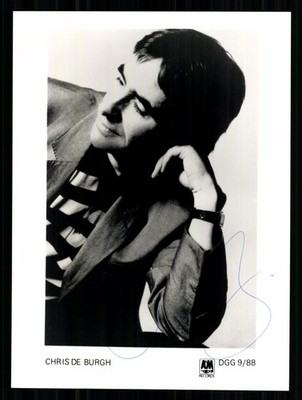 Chris de Burgh Singer Large Photo Original Signed + G 50042
