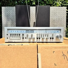 Vintage Soundesign 5466 AM/FM Stereo Receiver 8-Track Tape Player Tested Works