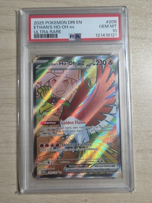 Ethans Ho-Oh ex 209/182 PSA 10 Full Art Destined Rivals Pokemon