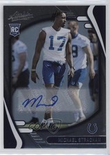 2021 Panini Absolute Rookies Signatures Mike Strachan Michael #188 Auto 1fr3