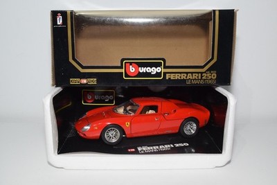 C2 1:18 BBURAGO BURAGO 3033 FERRARI 250 LE MANS LM RED MIB