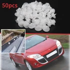 50Pcs For Renault Exterior Door Trim Moulding Clips Replcement Plastic Fastener
