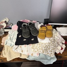 Baby Girl's Clothing Lot 12 months Winter Basics Bundle Cute Clothes 27 Pieces