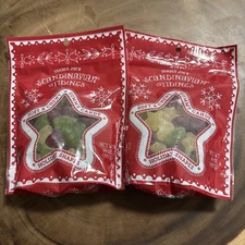 Two 14OZ packs of  Trader Joe's Scandinavian Tidings Gummy Candy