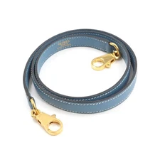 HERMES Shoulder Strap Epsom Leather Bleu Jean Accessories 90112943