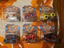 Monster Jam Super Lot Of 6 Trucks 1/64 SHIPS FAST AND SAFE Series 35 And 36