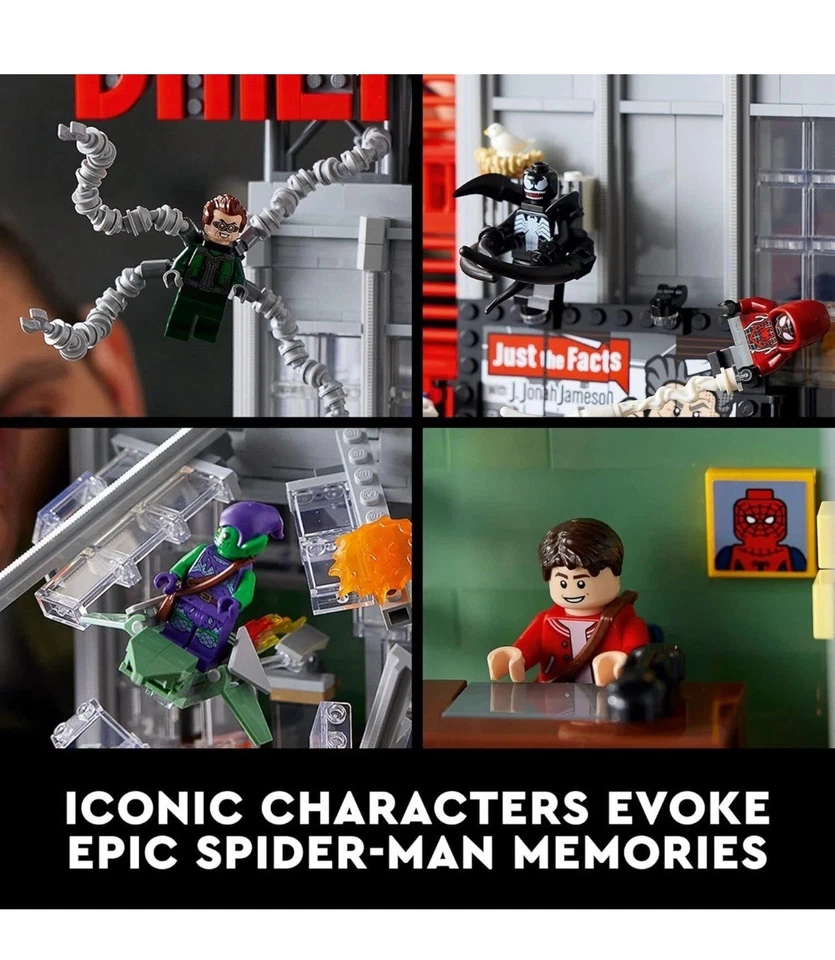 LEGO Marvel Spider-Man Daily Bugle Building Set, 25 Minifigures - 76178 Sealed - Image 4 of 4