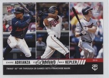 2019 Topps Now /240 Ehire Adrianza Eddie Rosario Max Kepler #155 s5j