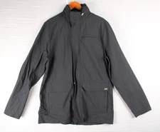 Eastern Mountain Sports EMS Jacket Black  Mens Large Rain Hiking Vent Minimalist