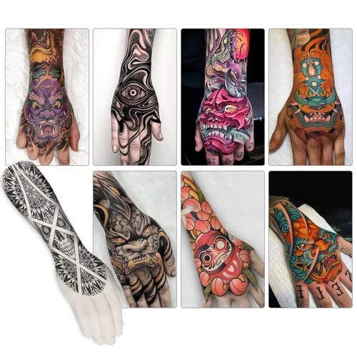 Soft Silicone Tattoo Practice Arm - High-Fidelity Skin for Tattoo Art Display, H image 8