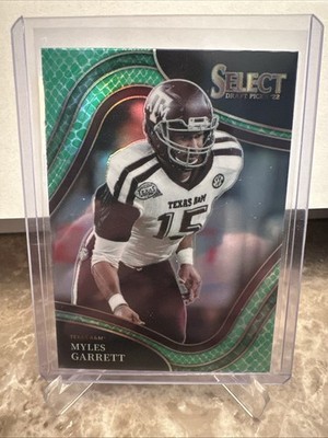 2022 Panini Select Draft Picks-Myles Garrett Dragon Scale Prizm #152 SP-DPOY