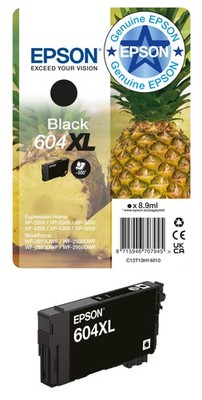 Epson 604XL Pineapple Einzelpack Original Tintenpatrone Schwarz 1x 8,9ml Marke Made