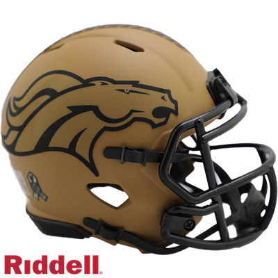 Denver Broncos NFL Riddell 2023 Salute to Service Speed Mini Helm