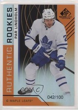 2018 SP Game Used Authentic Rookies Orange Rainbow 42/100 Par Lindholm #126 z6b
