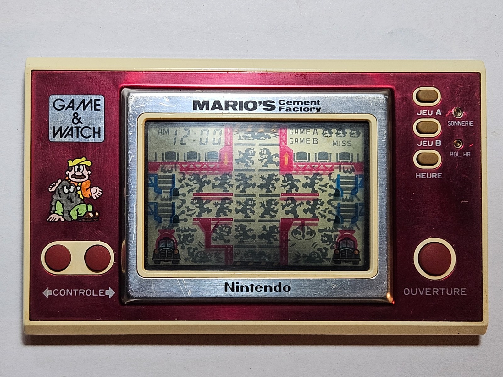 Game Watch Nintendo MARIO CEMENT FACTORY ML-102