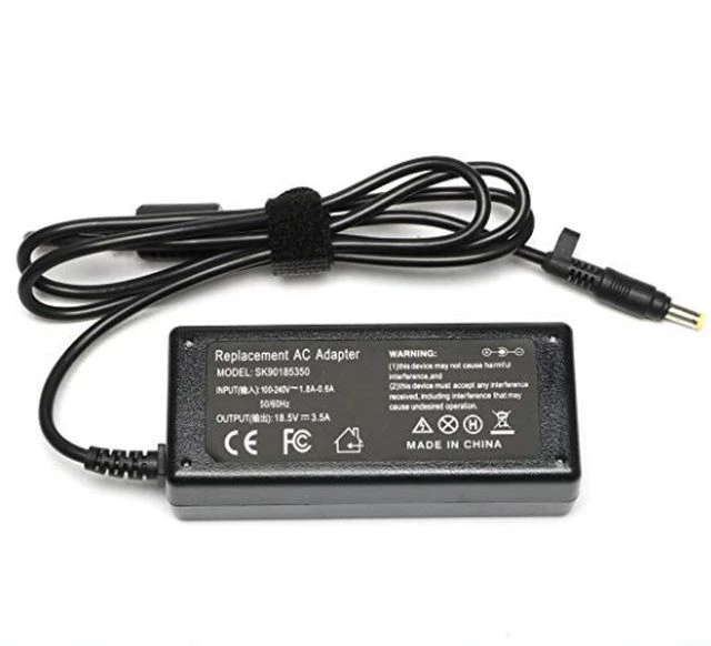 Venta al por mayor 65 W 18,5 V 3,5 A (4,8 x 1,7 mm) fuente de alimentación de CA para portátiles HP/Compaq/LG Foto 2 de 4