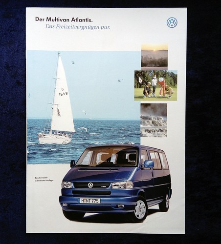 VW Bus T4 Multivan Atlantis Prospekt 9.1998 - 第 1/4 張圖片