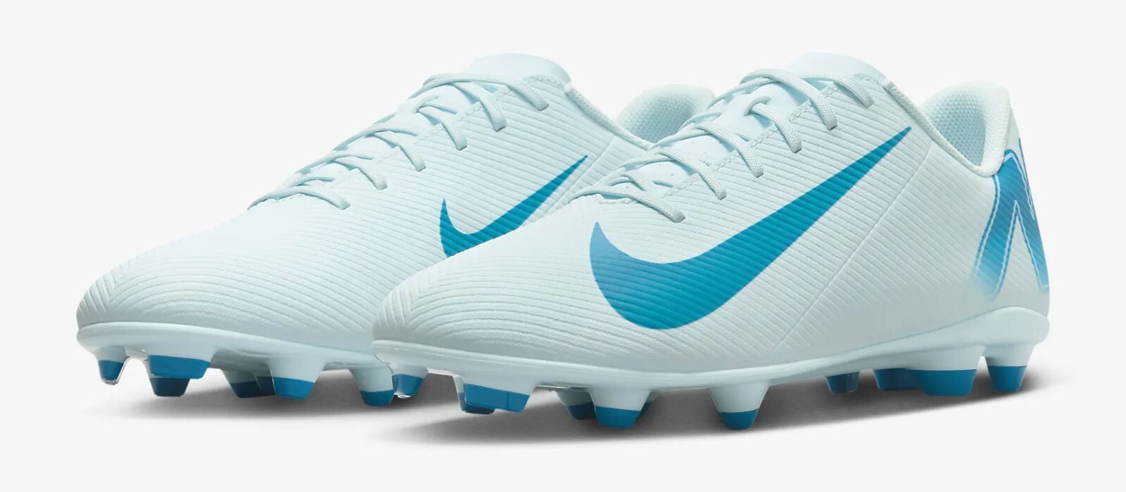 SCARPE CALCIO NIKE VAPOR 16 CLUB FG/MG FQ8441-400 col. celeste foto 4