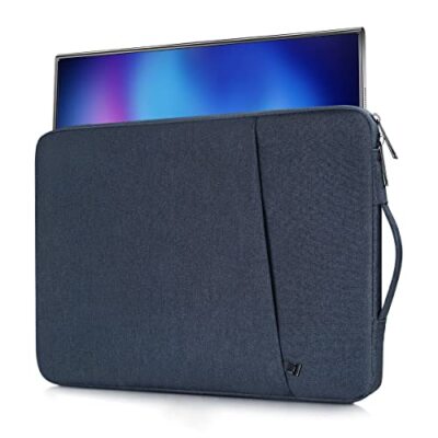 Portable Monitor Case Carrying Sleeve for Anyuse YxK 15.6 Inch Navy Blue