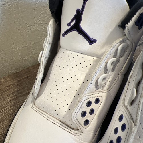 Air Jordan 3 Retro Mid Dark Iris Size 8 CT8532-105 - Picture 5 of 11