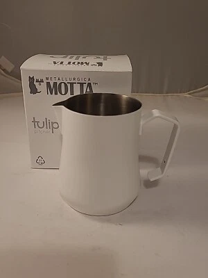 METALLURGICA MOTTA Motta Tulpenmilchkännchen - Weiß Edelstahl 35CL Art 4435