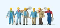 Preiser Figurensatz 1:87 Gleisbauarbeiter H0 Exklusiv Serie 10033