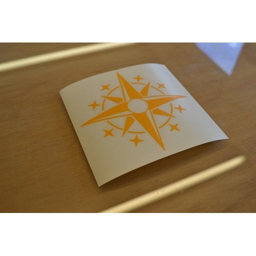 Narrowboat Rear Panel Compass Sticker Decal Graphic SINGLE eBay