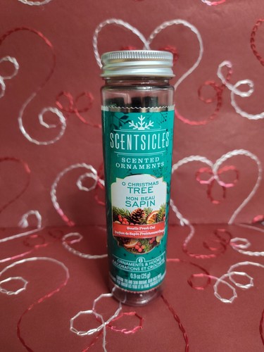 Scentsicles Scented Ornaments 6 Sticks With Hooks O Christmas Tree Scent New