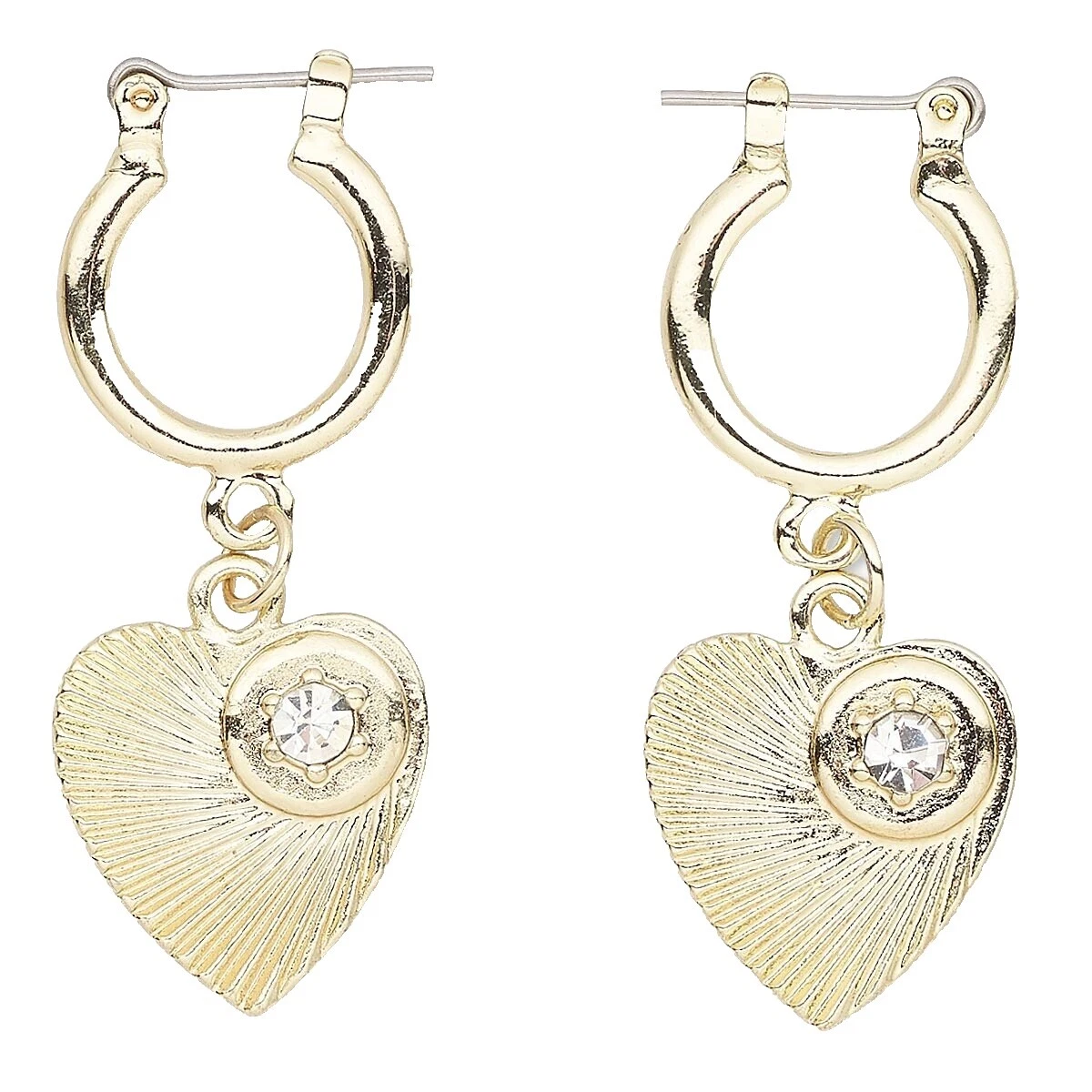 Brass Crystal Handcrafted Earrings