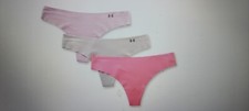 Under Armour Printed Thong Laser Cut Edge 3 Pack Purple/Pink/Gray Medium/Large